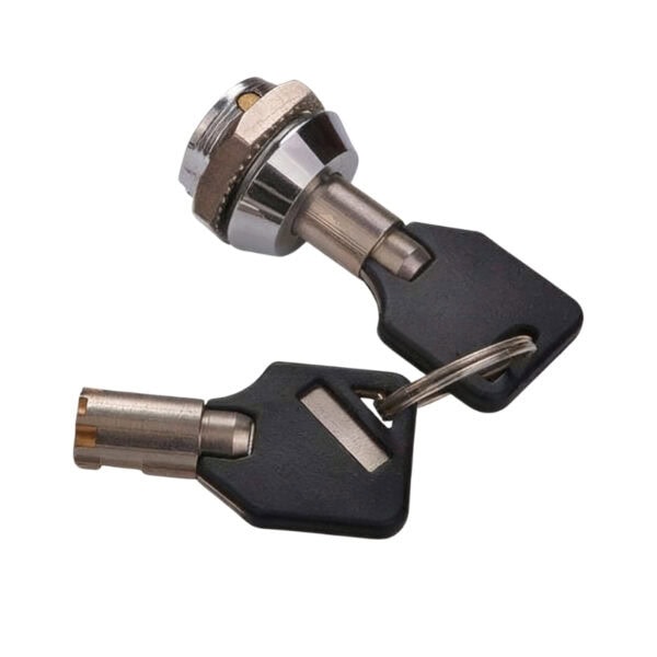 Security ANLI cam lock set with master key, designed for secure access control. Durable construction with metal components, ideal for cabinets, lockers, and safes requiring reliable locking solutions.