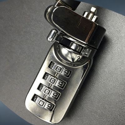 High-security digital combination padlock with metallic finish, ideal for safeguarding valuables and home safety at Deepblue.