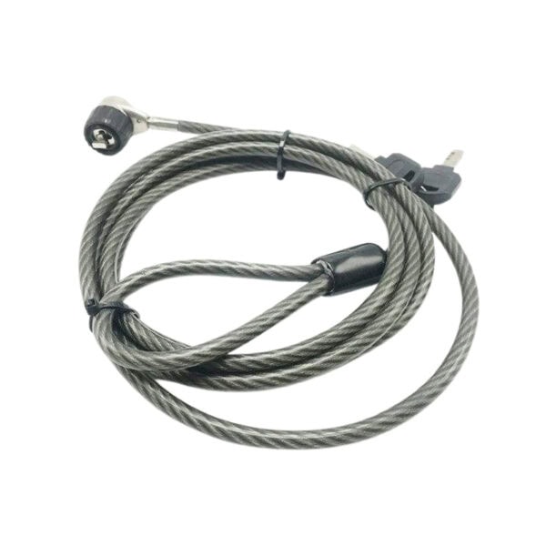 Secure your laptop with the ANLI LOCK steel cable lock, designed for anti-theft security. Durable steel cable with a key lock mechanism ensures reliable protection against theft.