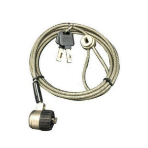 Secure your laptop with the best quality cable lock featuring a durable steel cable and key lock mechanism for reliable theft prevention. Perfect for offices, schools, and travel.