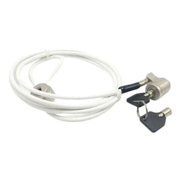 Secure your laptop with the ANLI LOCK universal security cable lock, featuring a durable steel cable and key lock mechanism for reliable theft prevention.