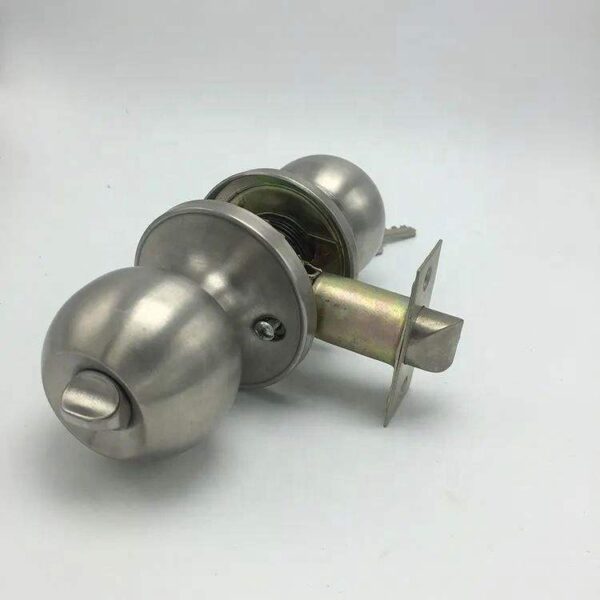 Durable European mortise lock with sleek stainless steel finish, ideal for secure and stylish door installations. Perfect for residential and commercial use, offering reliable security and smooth oper.