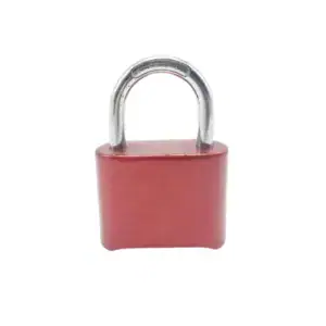 Compact pink combination padlock lock box ideal for securing personal belongings, lockers, and storage units with reliable security features.