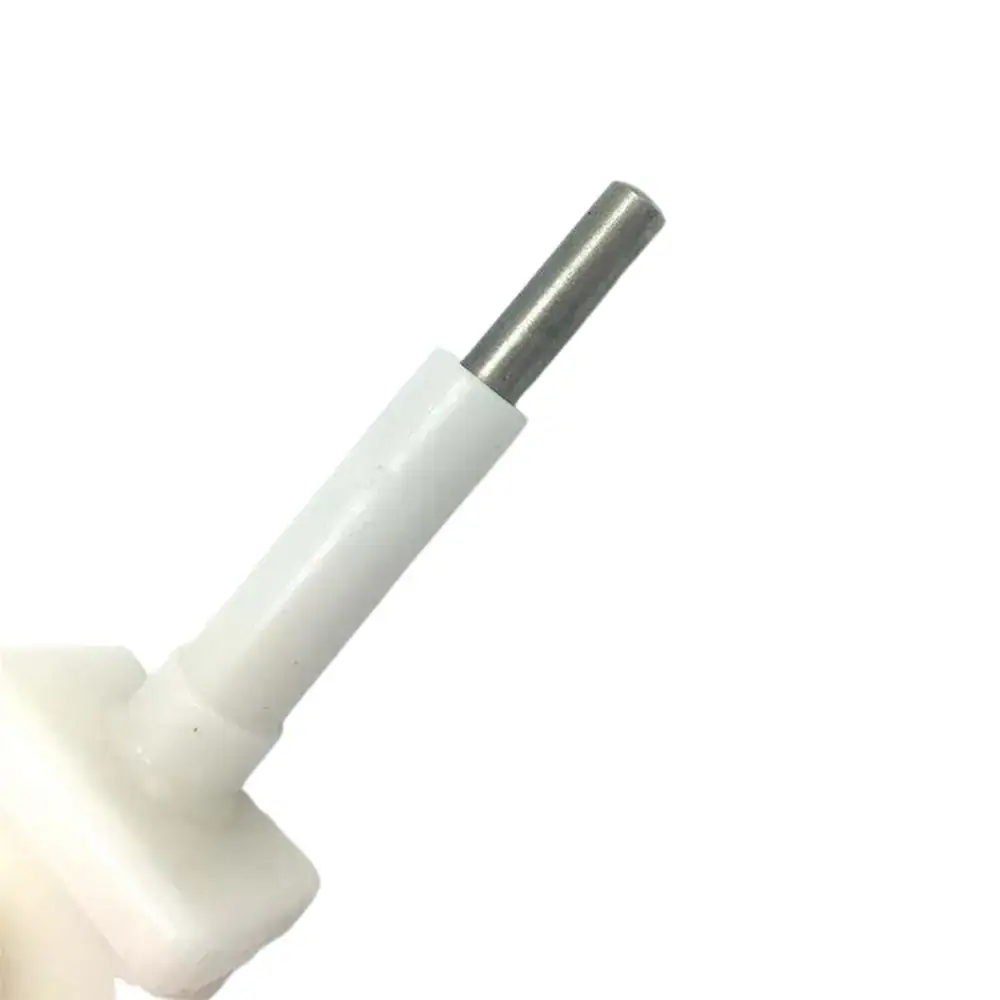 Close-up of a refrigerator safety lock pin, designed to secure refrigerator doors and prevent unauthorized access, ideal for child safety and household security.