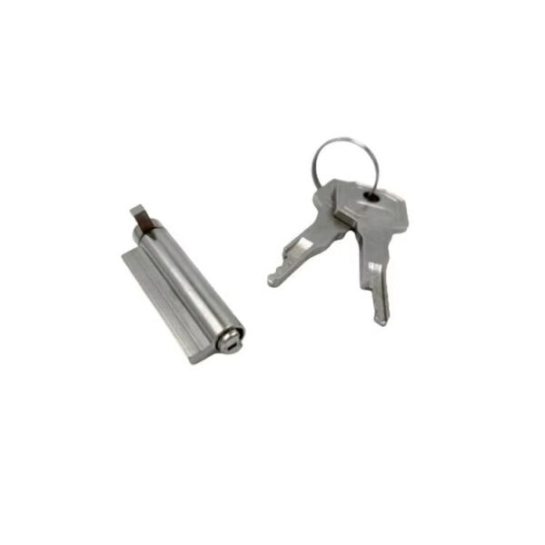 High-quality lock cylinder and key set for enhanced security and anti-theft protection. Perfect for securing doors, cabinets, safes, or lockers with reliable craftsmanship.