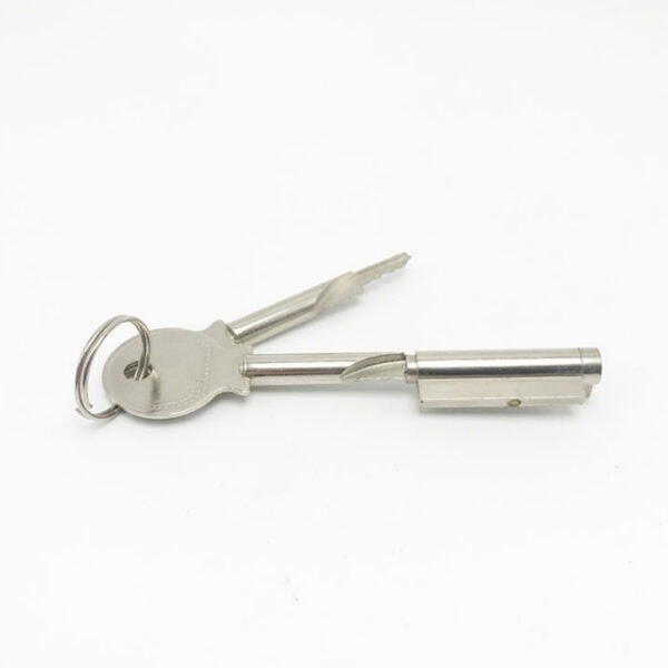 Chest Freezer Lock Kit Cylinder Brass Key Sliding Refrigerator Lock