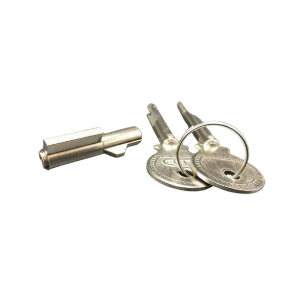 Chest Freezer Lock Kit Cylinder Brass Key Sliding Refrigerator Lock