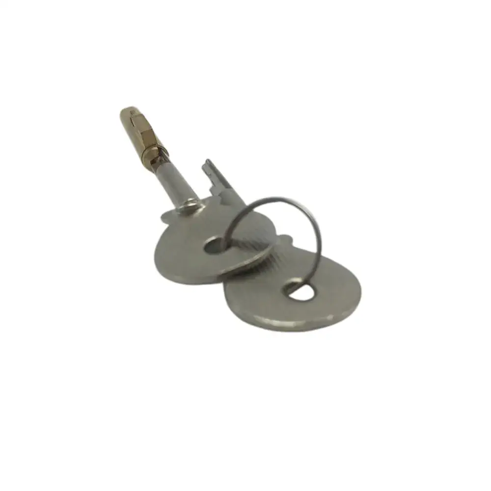 High-quality sliding glass door lock designed for deep freezers, ensuring secure closure and preventing unauthorized access. Durable metal construction with easy installation.