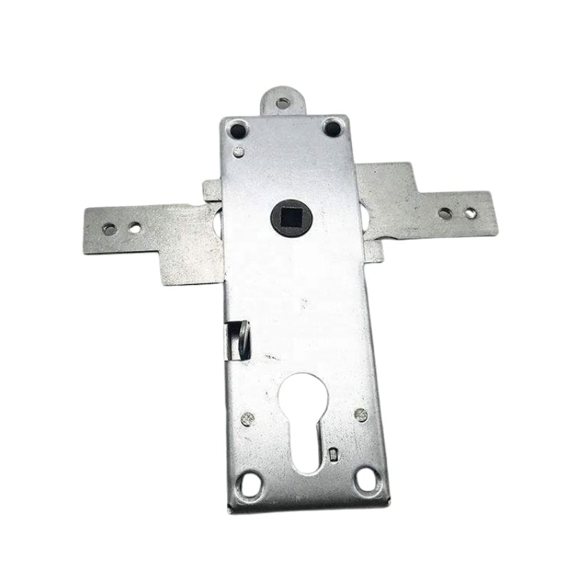 Secure rolling shutter door lock for garage security.