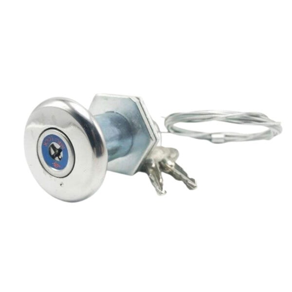 Secure garage door lock with key, designed for reliable security and easy access. Perfect for wholesale purchase, ensuring safety for bottom door locks in residential and commercial garages.