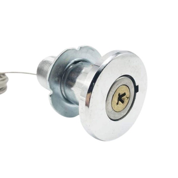 Secure garage door lock with key for enhanced safety and protection. Durable metal construction, ideal for wholesale purchase, compatible with bottom door locking systems.