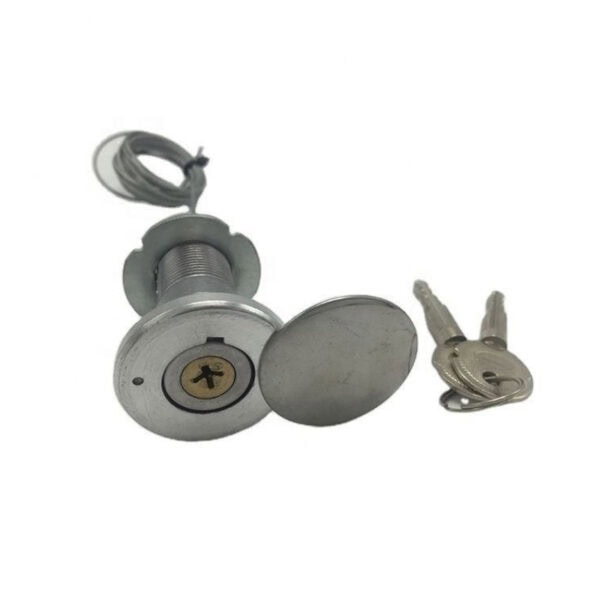 Secure garage door with cable lock and emergency shutter lock for enhanced safety and security. Easy to install and operate, ideal for preventing unauthorized access and ensuring safety during emergen.