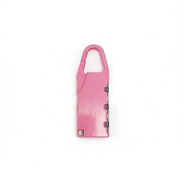 High-security pink lock for doors and cabinets, featuring durable construction and three locking points for enhanced protection. Perfect for home, office, and outdoor use.
