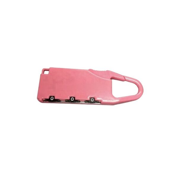New Design 3 Digit Pink Padlock