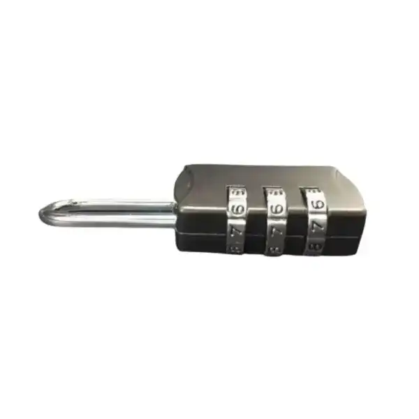 High-security steel and brass combination padlock with rotating dials for secure locking. Ideal for industrial, commercial, and personal use, offering durability and reliable protection.