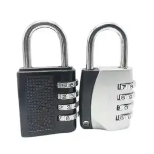 Secure U-shaped coded padlock with combination dials, ideal for safeguarding valuables and ensuring safety in various applications.