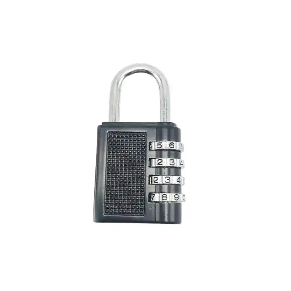 High-security U-shaped padlock with combination code, ideal for safeguarding valuables and securing doors or gates. Durable design ensures reliable protection against tampering.