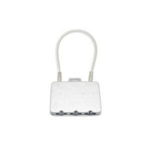 Güvenli kilitleme amacıyla kullanılabilen, ayarlanabilir kilit mekanizmalı güvenlik cihazı.