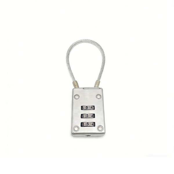 High-security ANLI LOCK cable lock with combination code, durable metal construction, ideal for bikes, lockers, and cabinets, ensuring ultimate theft protection and safety.