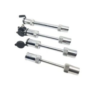 Secure trailer hitch with high-quality trailer coupler lock and key, designed to prevent theft and unauthorized use. Durable metal construction ensures long-lasting protection for trailers.