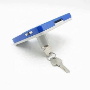 Quality coin slot lock for swimming pool lockers, featuring a durable design and key access for enhanced security. Ideal for gyms, spas, and recreational facilities to protect personal belongings.