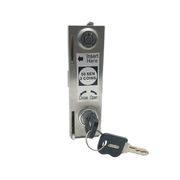 Popular Stainless Steel Euro Coin Door Lock