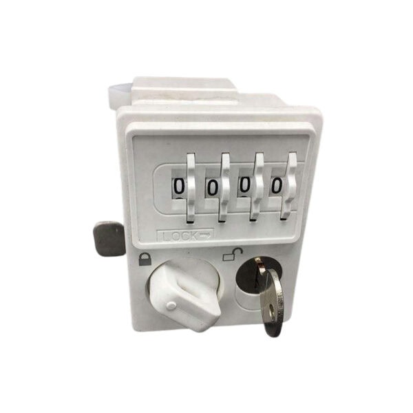 Надежная дверца шкафа с цифровым кодовым замком ANLi и возможностью аварийного открывания ключом для дополнительной безопасности. Проста в использовании, долговечна и идеально подходит для защиты ценностей и хрупких предметов.