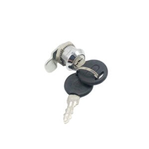 Security brass gym locker lock with key for secure storage.