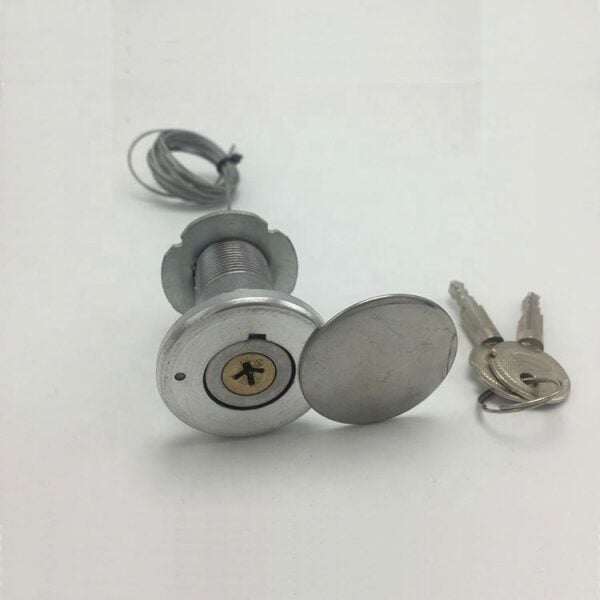 High-security door lock with key and tamper-proof cylinder for enhanced home safety and security. Perfect for residential and commercial doors.