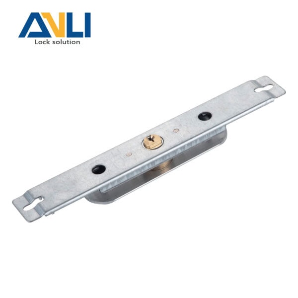 High-quality metal lock with brass key lock, designed for enhanced security and durability, suitable for residential or commercial doors, easy installation and reliable performance.