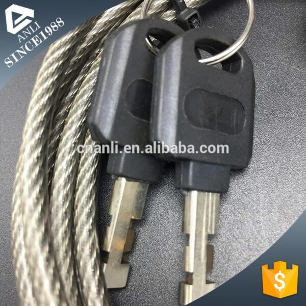 Black computer controlled door notebook cable laptop lock anchor for HP - Image 2