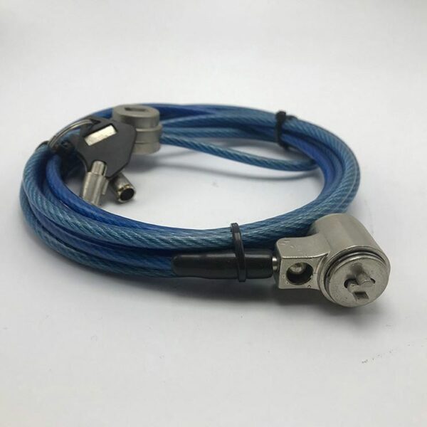 4.0mm PU coating Security Lock Cable with key - Image 2