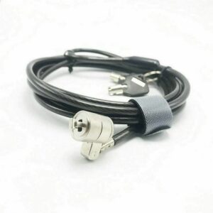 Promotional laptop lost key notebook cable lock for HP