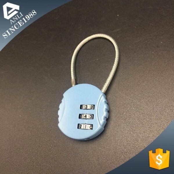 New design best color waterproof combination cable type digit padlock