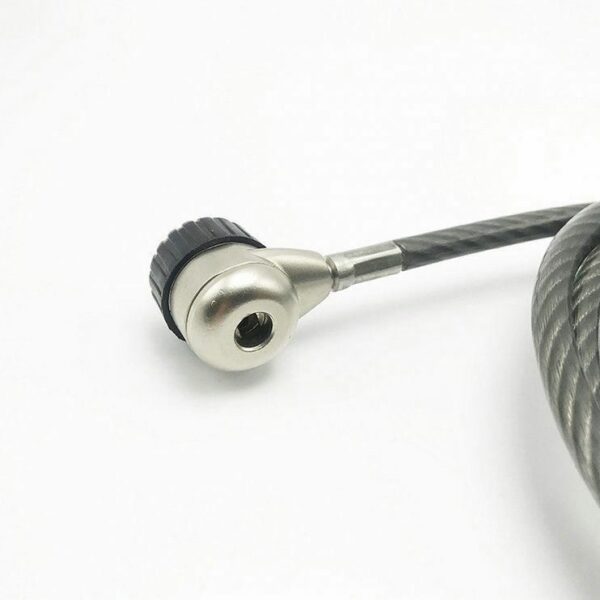 high tension combinational retractable cable lock with keys for laptop - Image 5
