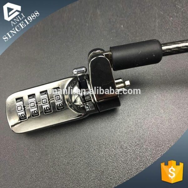 adjustable coated cable computer lock with digitals - Image 5