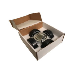 Sliver black fuel tank cap lock