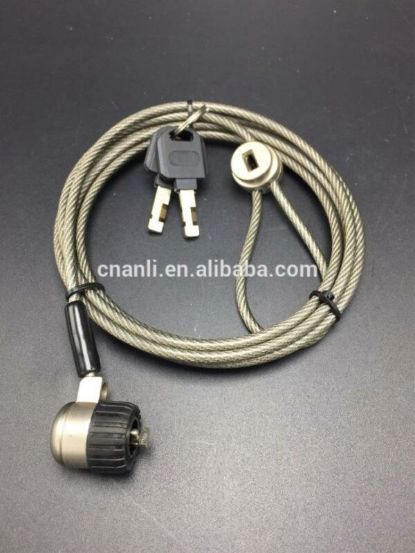 small retracting loop security steel cable lock — изображение 4