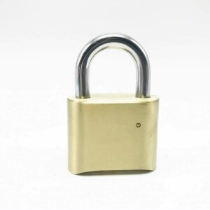 Removable small setting a combination padlock
