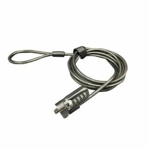 adjustable coated cable computer lock with digitals