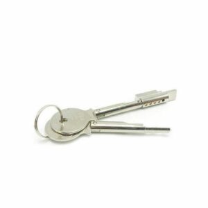 Black glass sliding door refrigerator key lock