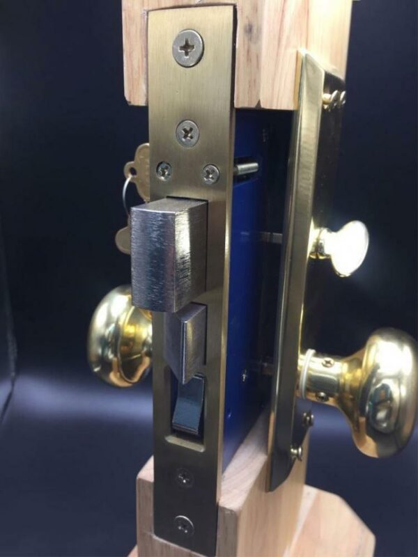 High quality  brass double sided key door handle lock - Image 3