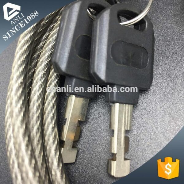password security lock/ Portability Lock /Laptop encryption alloy lock Steel wire rope cable - Image 5