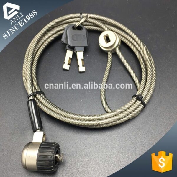 small retracting loop security steel cable lock — изображение 2