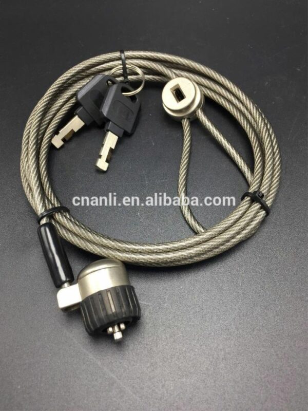 password security lock/ Portability Lock /Laptop encryption alloy lock Steel wire rope cable - Image 4