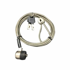 Hot sale Alloy Notebook Laptop Coil Spring retractable Cable Lock for computer