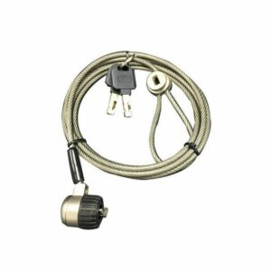 4.0mm PVC coated steel cable security lock for PC