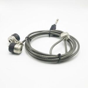 Exquisite two keys security cable and Steel Wire Rope Fastlock