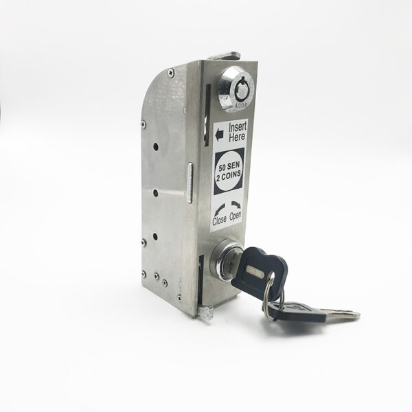 Popular stainless steel coin operated lock in public for AL-TB-3000 - Image 2