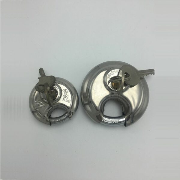 high security  disc small disk padlock lock — изображение 4